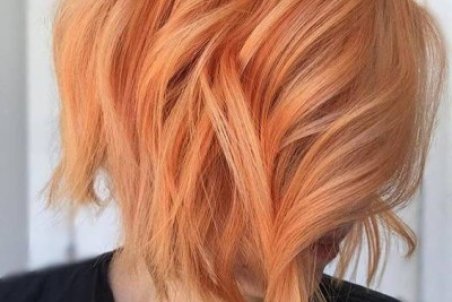 انواع رنگ مو و هایلایت نارنجی