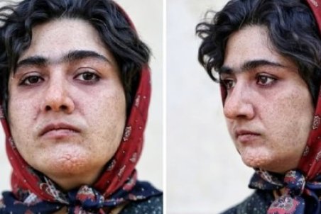 گریم عجیب باران کوثری در فیلم بی همه چیز