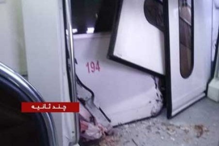 جزئیات برخورد دو قطار در خط ۵ متروی تهران