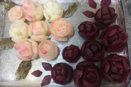 تزیین شلغم شب یلدا