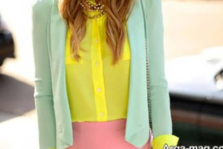 مدل های ست رنگ پاستلی