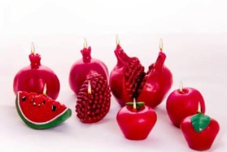 تزیین شمع شب یلدا