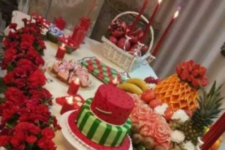 تزیین سفره شب یلدا