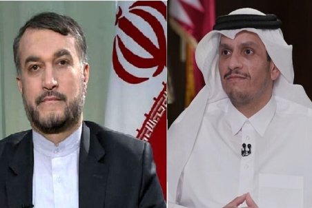 وزیرخارجه قطر با امیرعبداللهیان تلفنی گفت وگو کرد