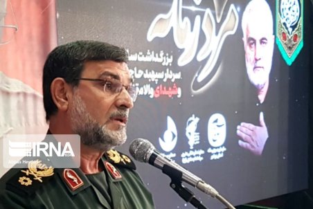 حاج قاسم سلیمانی قربانی توطئه عربی، عبری و آمریکایی شد