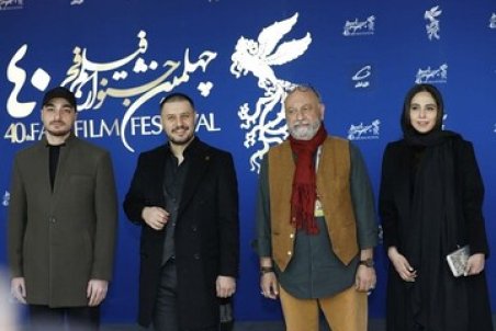 جواد عزتی و رعنا آزادی‌ور، بازیگران «مرد بازنده» در چهلمین جشنواره فیلم فجر/ عکس