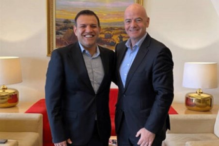 تکذیب دیدار اینفانتینو با رئیس جمهور