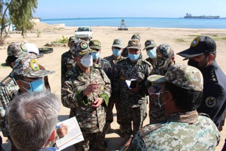 امیر سرتیپ صباحی فرد از گروه پدافند هوایی خارگ بازدید کرد