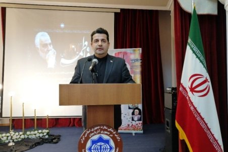 مراسم دومین سالگرد شهادت سردار قاسم سلیمانی  درباکو برگزار شد