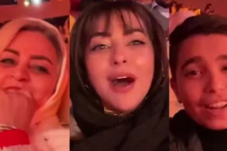 (ویدئو) هم‌خوانی نفیسه روشن در کنسرت خواننده پاپ