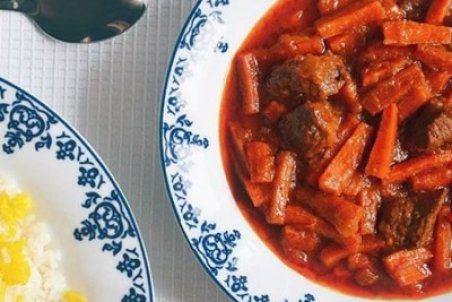 طرز تهیه خورش هویج تبریز +فیلم