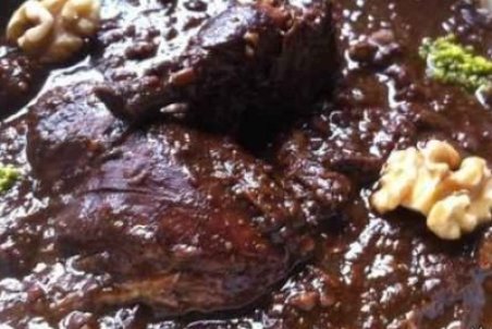 طرز تهیه خورشت فسنجان با قارچ