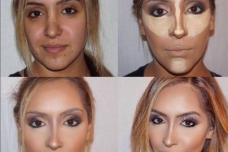 آموزش کانتورینگ صورت بیضی