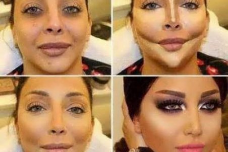 آموزش مرحله به مرحله گریم صورت چاق