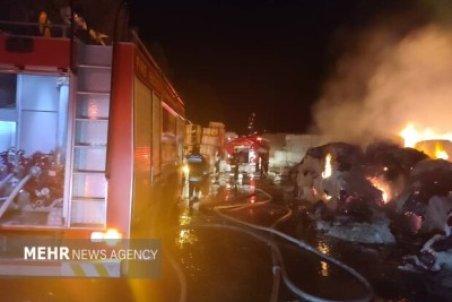 نجات شهروند محبوس در حادثه آتش سوزی گرگان/ ۲ نفر مصدوم شدند