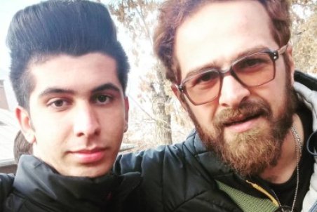 سلفی رضا فخار در پشت صحنه خاتون