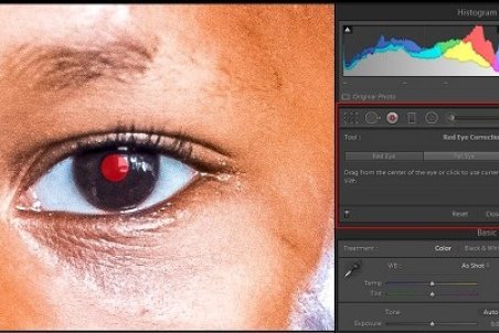 آموزش رفع قرمزی چشم در تصاویر با کمک فتوشاپ