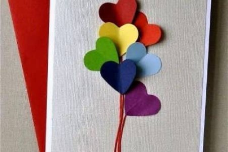 مراحل ساخت کارت تبریک عاشقانه