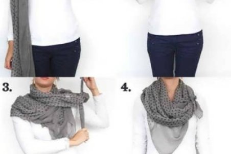 جدیدترین مدل بستن شال گردن