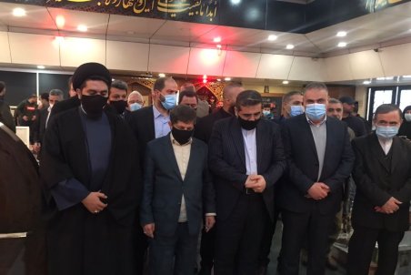 ادای احترام وزیر فرهنگ ایران به شهدای مقاومت در سفر به لبنان/ دیدار با مادران شهدا