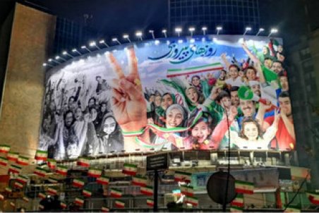 عکس | دیوارنگاره انقلابی میدان ولیعصر (عج)