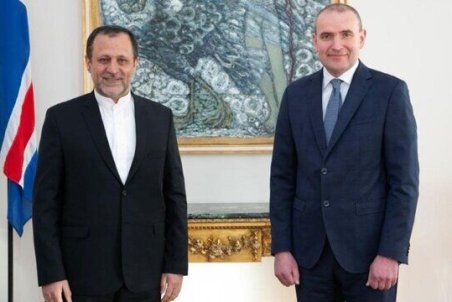 دیدار سفیر آکرودیته ایران در ایسلند با رئیس‌جمهور این کشور