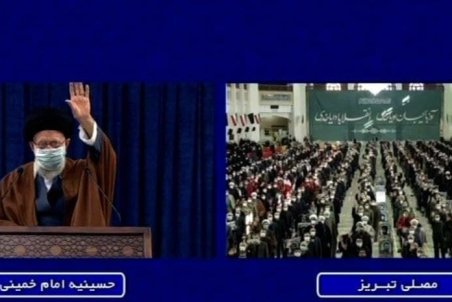 پخش زنده سخنرانی رهبر معظم انقلاب در سالروز قیام ۲۹ بهمن مردم تبریز
