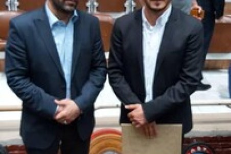 تصویر ژنرال کشتی ایران روی برج آزادی/عکس