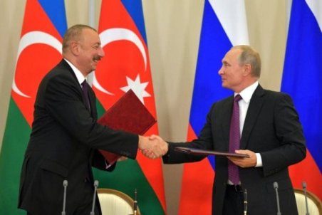 آذربایجان و روسیه بیانیه ی تعامل متفقین را امضا کردند