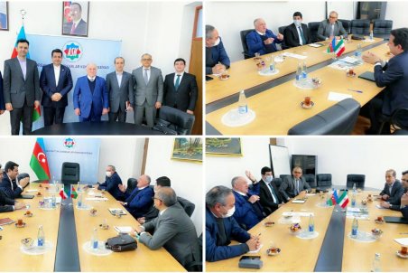 دیدار سفیر ایران با رئیس کنفدراسیون کارفرمایان جمهوری آذربایجان