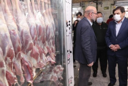 بازدید مخبر از میدان عرضه گوشت و مرغ بهمن