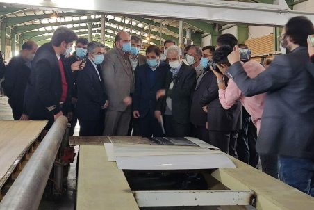 معاون اول رئیس جمهور از کارخانجات و اصناف پیشوا بازدید کرد