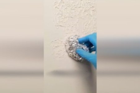 آموزش طراحی روی دیوارهای ساده گچی با فویل آلومینیومی + فیلم