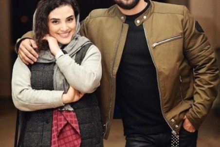 سینا مهراد و خواهرش صبا در اکران فیلم شادروان