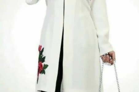 جدیدترین مدل مانتو مجلسی طرح دار