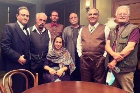 قابی جذاب از پشت صحنه سریال خاتون