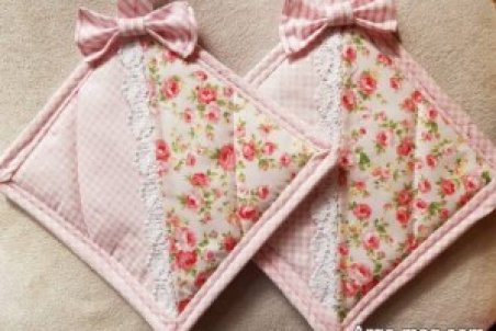 آموزش تصویری دوخت دستکش آشپزخانه