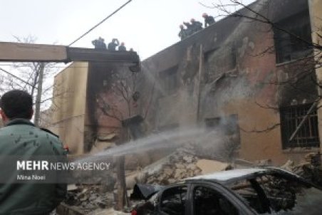 سقوط یک فروند هواپیمای جنگی در تبریز