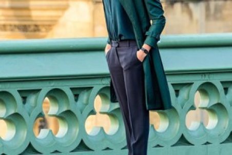 نحوه ست کردن مانتو رنگ سبز کله غازی