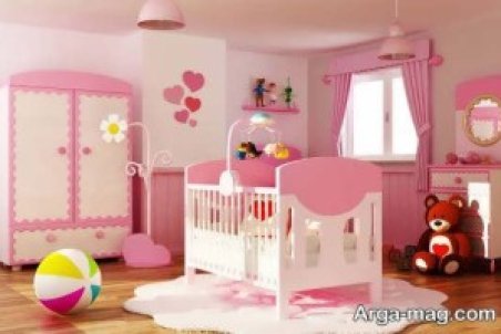 ایده هایی شیک  از بادکنک آرایی اتاق نوزاد