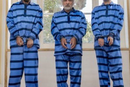 رضا عطاران، مهدی هاشمی و مهرانفر در لباس زندانی