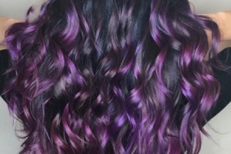 آموزش هایلایت بنفش