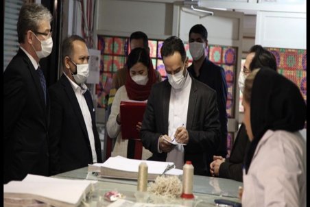 بازدید مدیر دپارتمان توسعه پایدار و فناوری جمهوری قرقیزستان از کتابخانه مجلس  