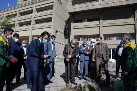 وزیر کشور در روز درختکاری نهال غرس کرد