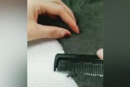 ترفندی برای از بین بردن پرز لباس + فیلم