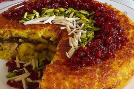 طرز تهیه ته چین گل کلم + فیلم