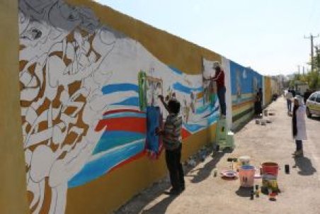 2000 متر دیوارنگاره شهری در سده لنجان اجرا می‌شود