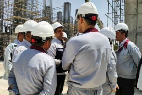 بازدید مدیرعامل و هیات مدیره فولادسنگ از پروژه های شركت